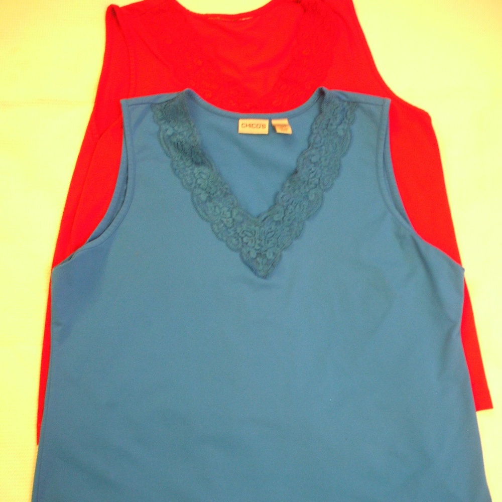 Chico's Tank Tops - Set of two